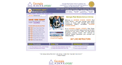 Desktop Screenshot of georgiaschoolestate.com